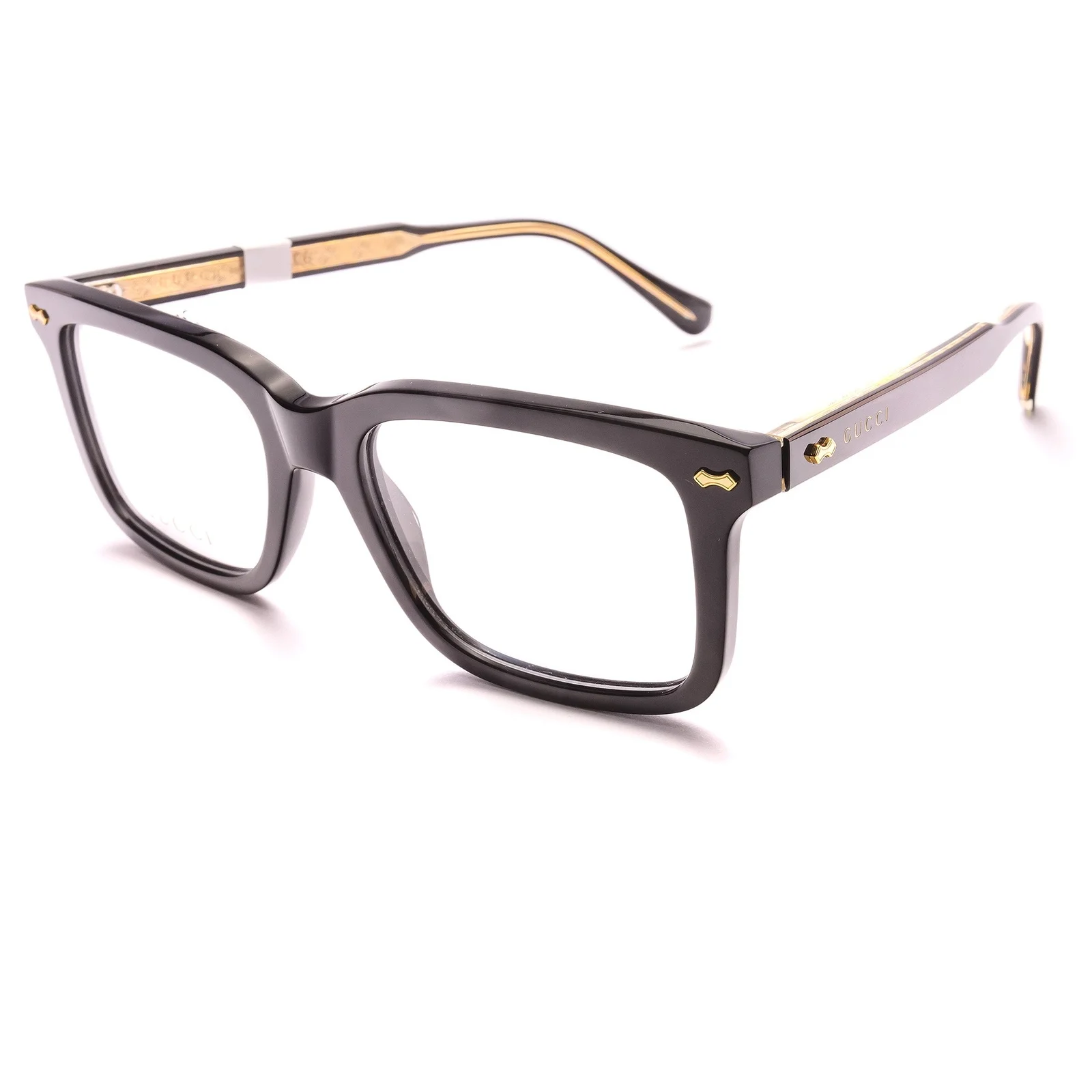 Gucci GG0914O Men’s Optical Eyewear Rx Rectangular Eyeglasses Frame 54mm Black