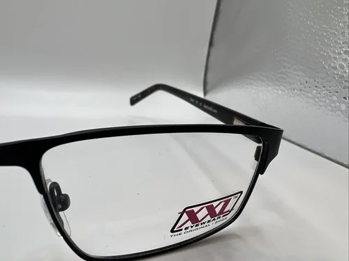 XXL Eyewear FORESTER 56-18 145 Black Men’s Eyeglass Frames JJ3 4